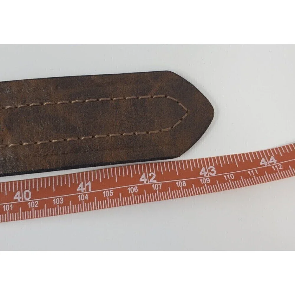 LEVI'S REVERSIBLE BLACK & BROWN LEATHER BELT CLASSIC MENSWEAR MEN SIZE 38